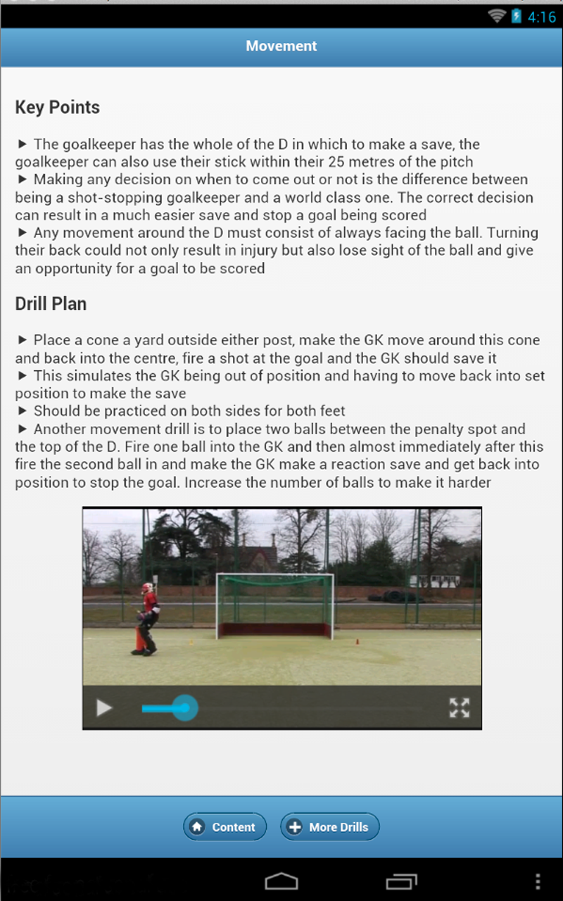 Hockey Coaching Goal Keepers Screen 2