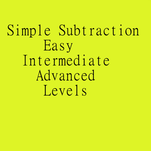 Simple Subtraction