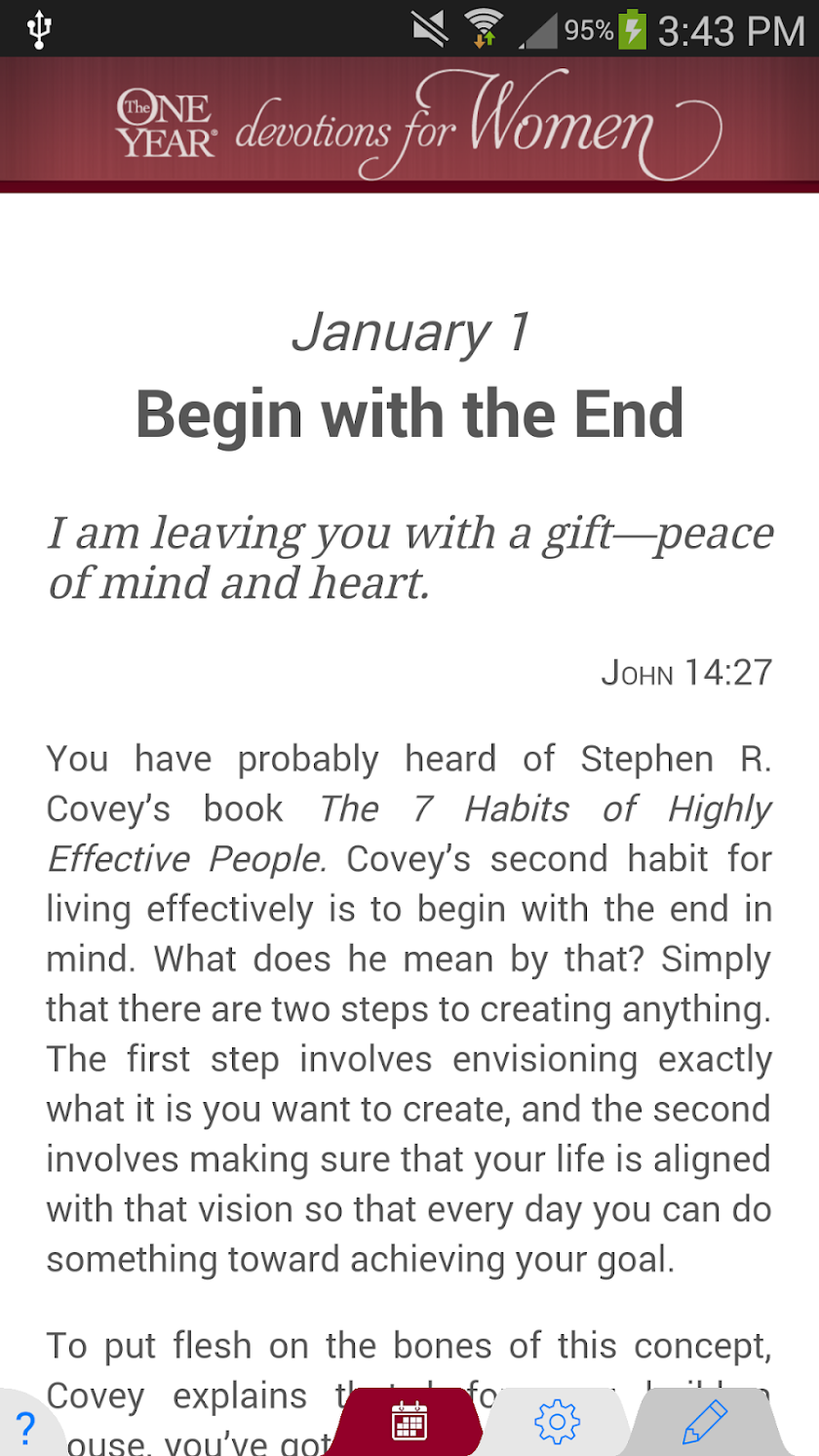 One Year® Women Devo Screen 1