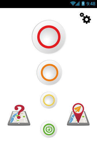 sms4sosTracking - Localisation Screen 2