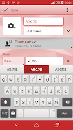 Polygons Red Xperien Theme poster 6