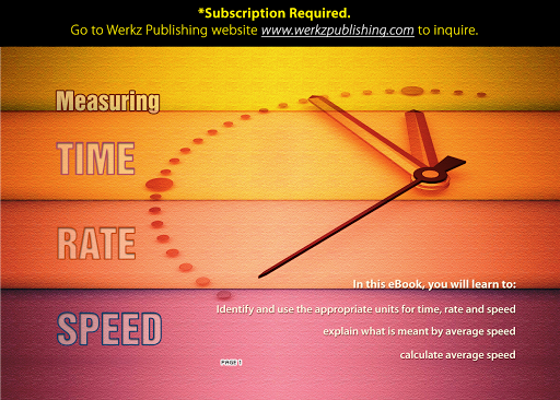 Measuring Time Rate and Speed