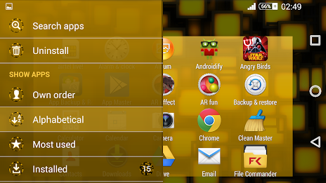 Xperien Theme Neon Yellow poster 14