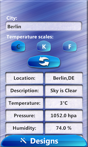 Phone Clock Weather Widget