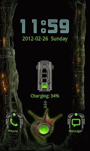 Alien X Clock screenshot 3