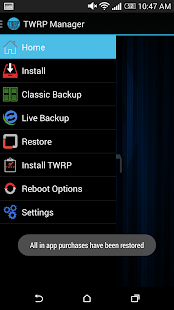 Free TWRP Manager  (ROOT) APK for Android