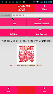 Call My Love(Phone Dialer) Pro Screenshots 0