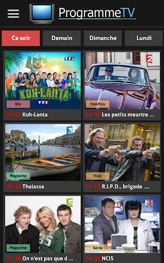 【免費娛樂App】Programme TV Gratuit-APP點子