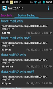 Nandroid Manager * ROOT - screenshot thumbnail