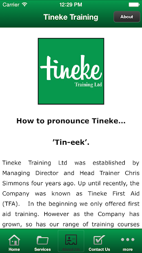 【免費教育App】Tineke Training-APP點子