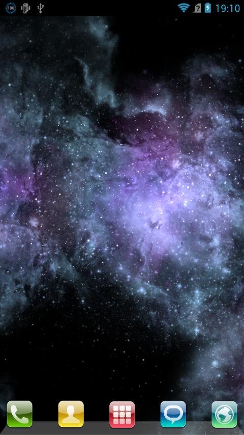 Galaxy Live Wallpaper Screen 3