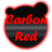 Carbon Red Clock UCCW Skin mobile app icon