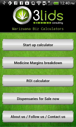 3Lids Marijuana Biz Calculator