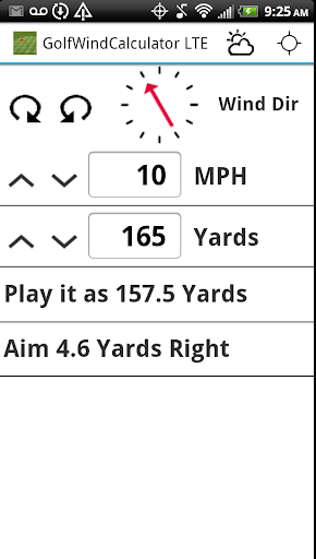 Golf Wind Calculator LTE