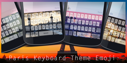 Paris Keyboard Theme Emoji