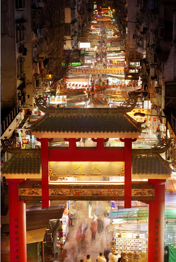 Hong-Kong-Temple-Street-Market - Temple Street Night Market in Hong Kong.