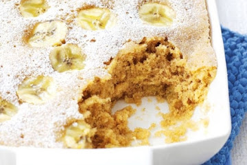 Microwave banana pudding