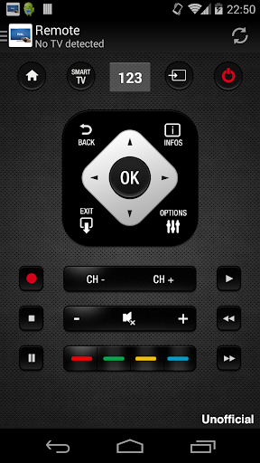 Remote for Philips TV