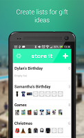 StoreIt - Christmas Gift List APK صورة لقطة الشاشة #2