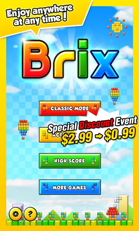 Android application Brix HD screenshort