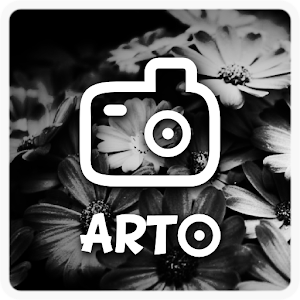 Arto: black and white photo logo