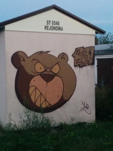 Angry Bear Mural