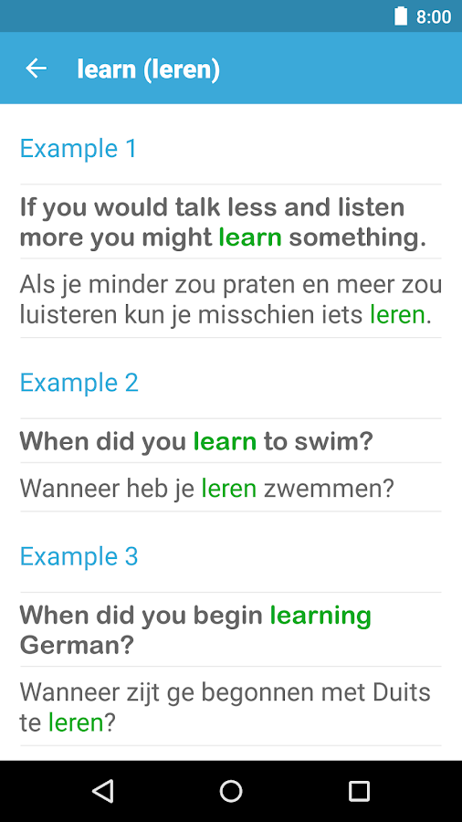 Dutch English Dictionary Android Apps on Google Play
