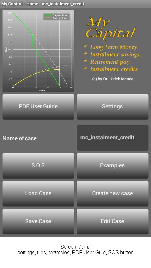 Instalment &amp; Interest Screen 1