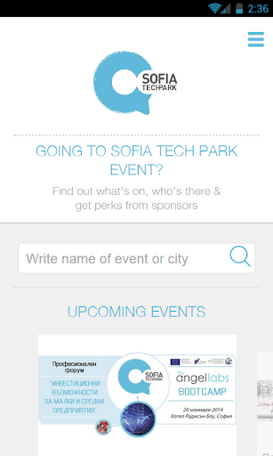 Sofia Tech Park Events