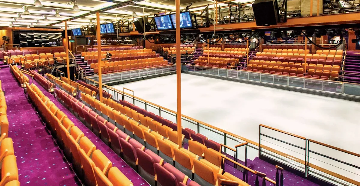Adventure-of-the-Seas-Ice-Rink - Ice skating on the Caribbean? It can happen on Adventure of the Seas.