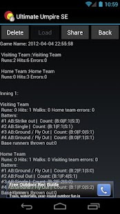 Ultimate Umpire Scorecard Screenshots 4