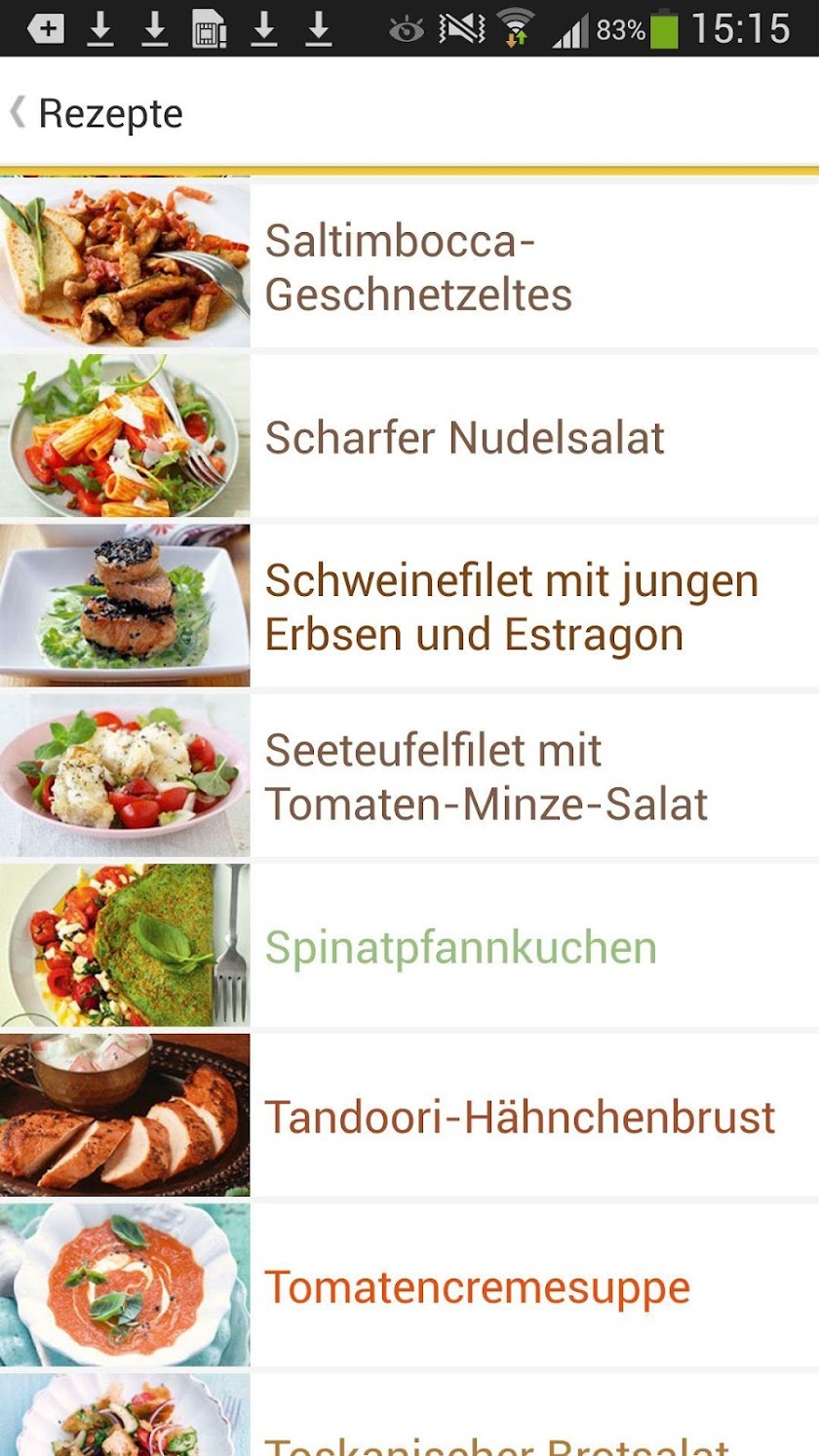 Schlanke Rezepte Screen 3