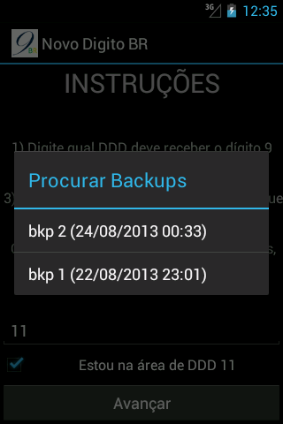 Novo Dígito BR - screenshot
