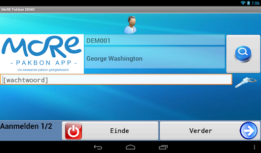 MoRE Pakbon App Demo Screenshots 8