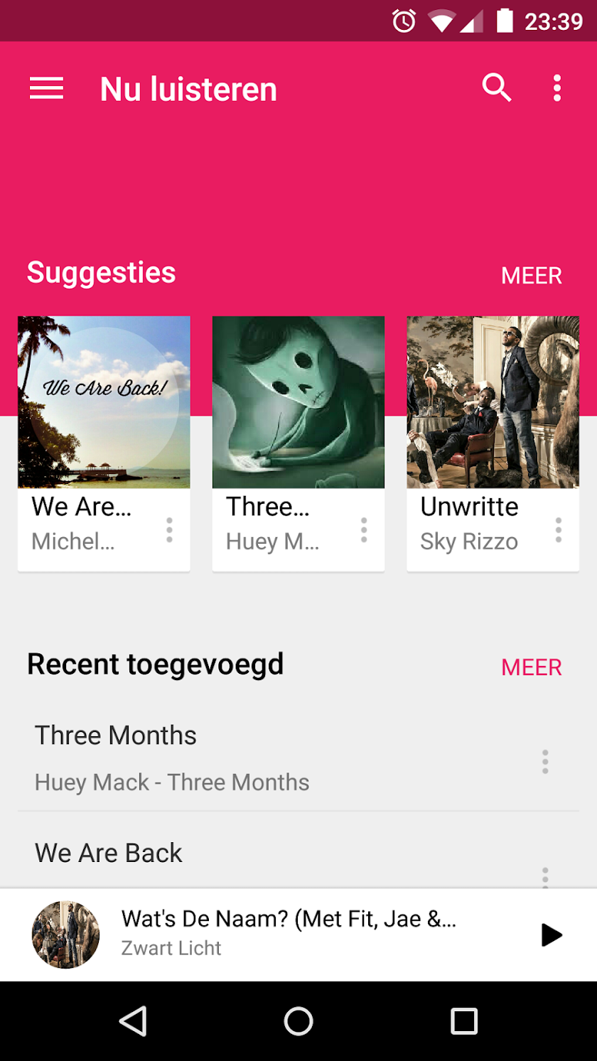 NexMusic + Screen 2