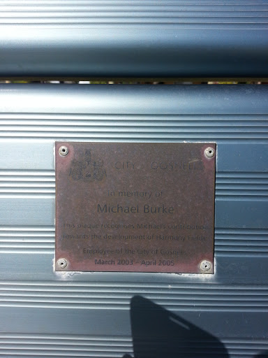 Michael Burke Plaque 