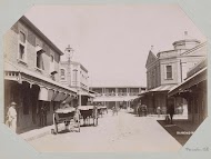 Gezicht op de diamantbeurs te Kimberley