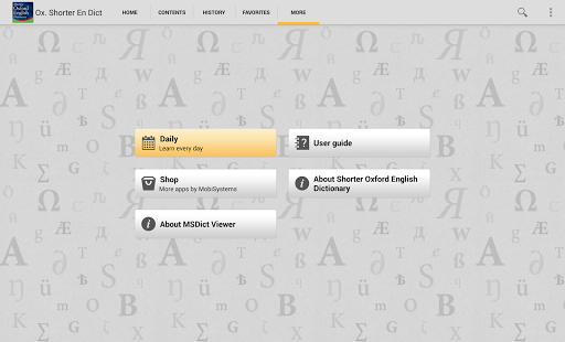 Oxford Shorter English Dict TR Screenshots 7
