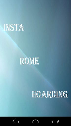 Insta Rome Hoarding
