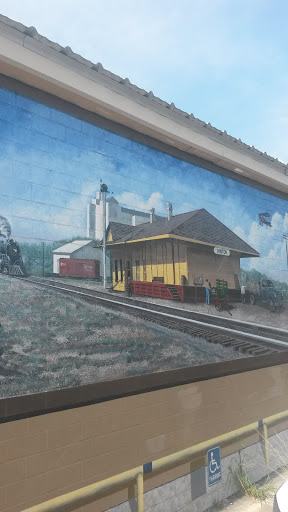 Vinton Train Mural 