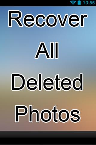 Recover All Deleted Photos