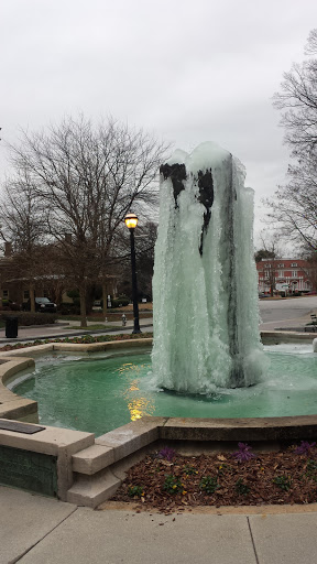 Frozen Fountain in Midtown Atl