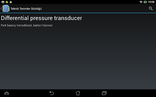 Glossary of technical terms Screen 3
