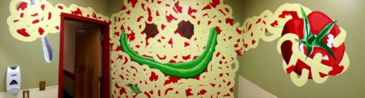 Spaghetti Monster, Men's bathroom
artist: Addison Stonestreet