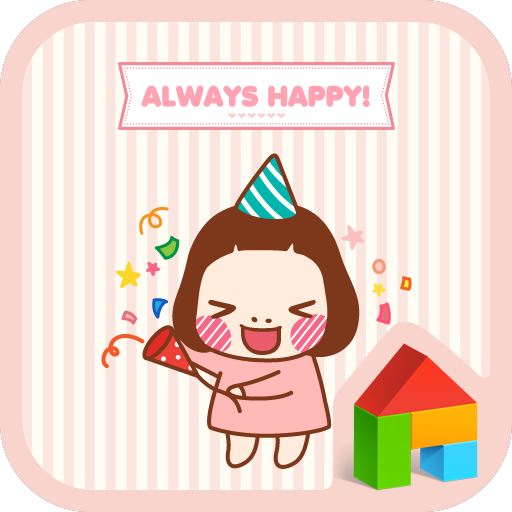 cute always happy dodol theme 個人化 App LOGO-APP開箱王