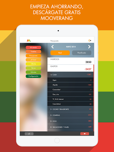 【免費財經App】mooverang Finanzas personales-APP點子