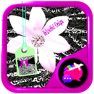 Zebra Love GO SMS Pro Theme.apk 1.0