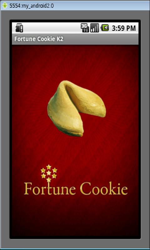 Android application Fortune Cookie K2 screenshort