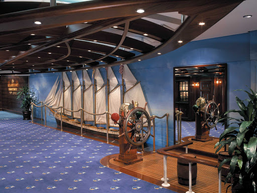 Brilliance-of-the-Seas-Schooner-Bar - The nautically themed Schooner Bar is a favorite watering hole on Brilliance of the Seas.