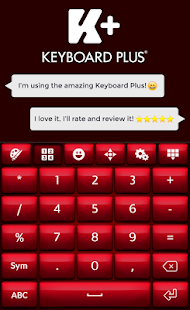 Lastest Red HD Keyboard Theme APK